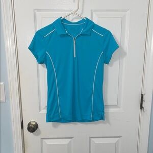 Slazenger Women's Aqua Short Sleeve Tee
